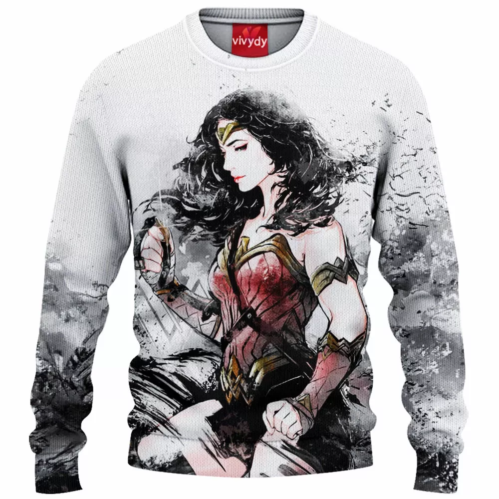 Wonder Woman Knitted Sweater