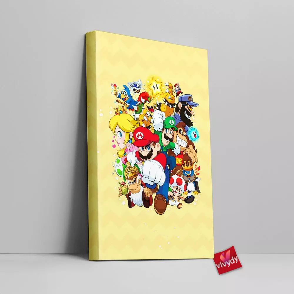 Super Mario Bros Canvas Wall Art