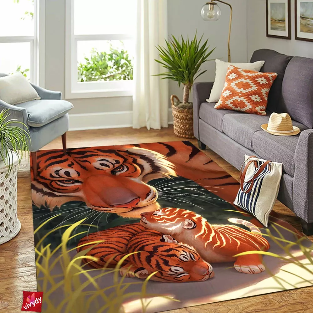 Tiger Rectangle Rug