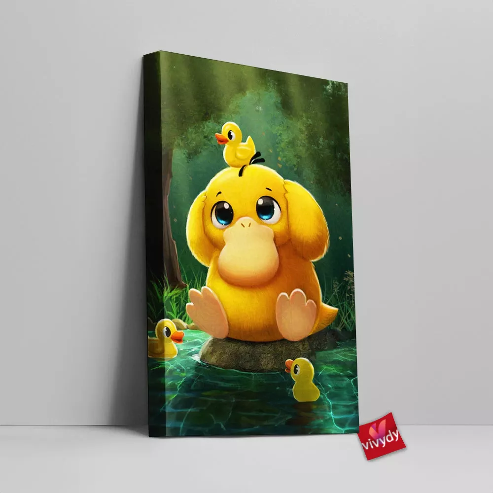 Psyduck Canvas Wall Art