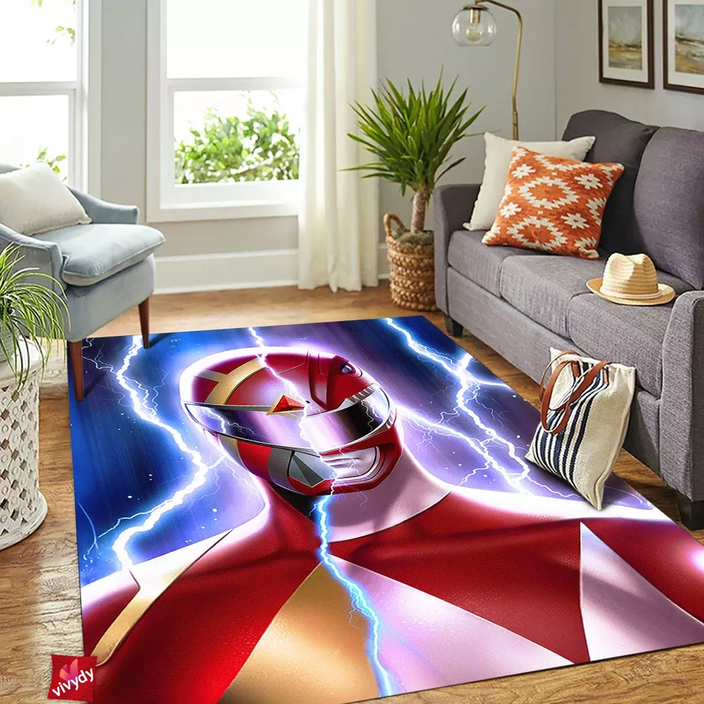 Mighty Morphin Power Rangers Rectangle Rug