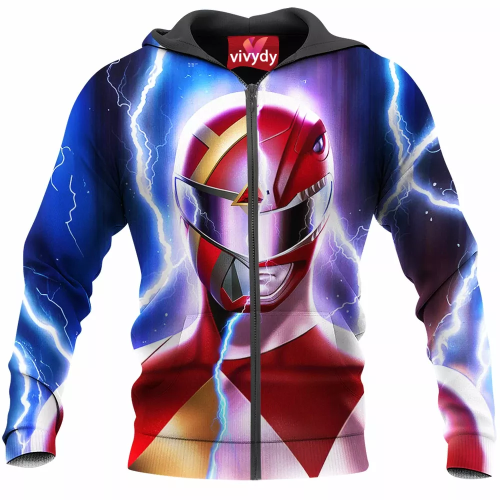 Mighty Morphin Power Rangers Zip Hoodie