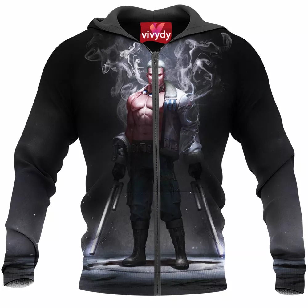 One Piece Smoker Zip Hoodie