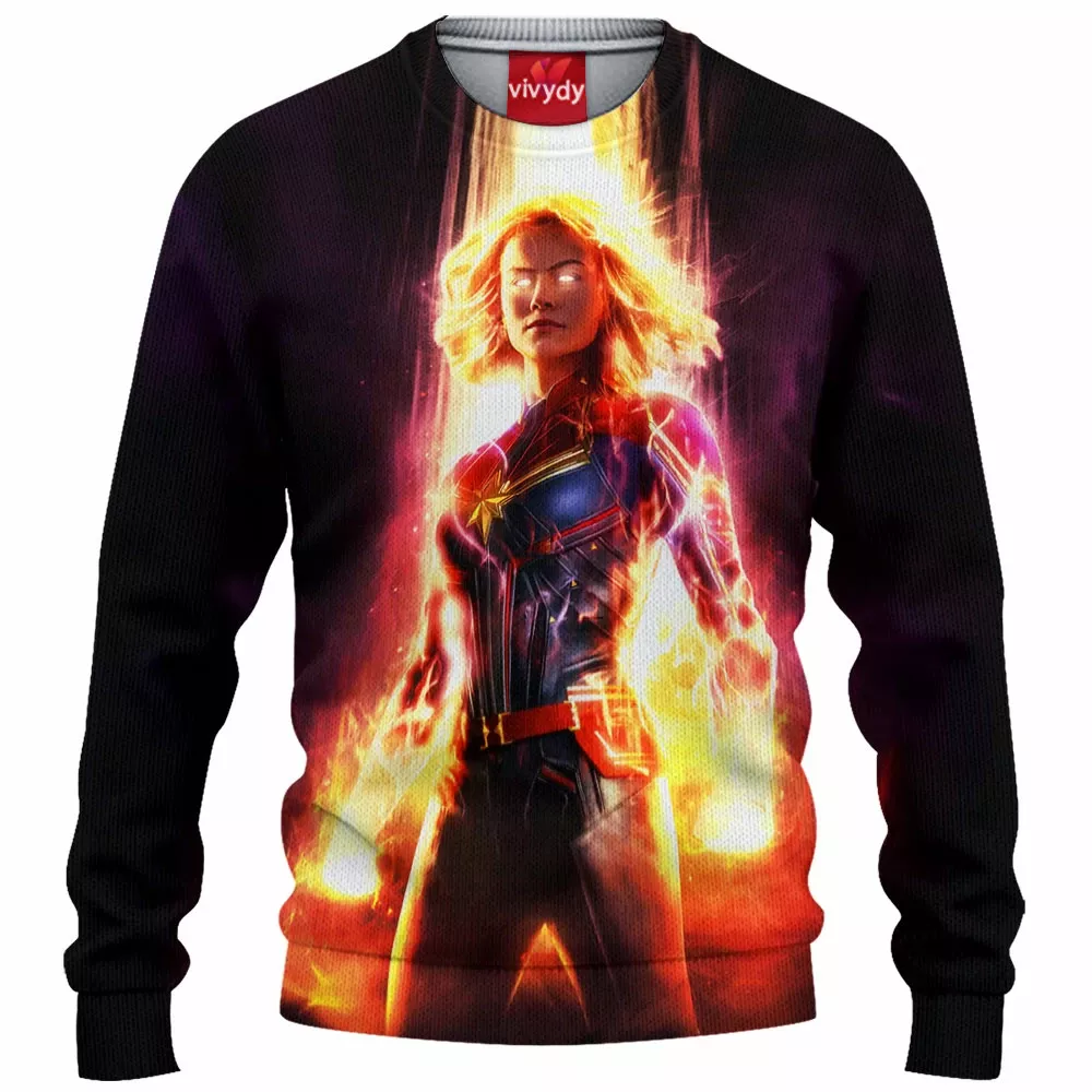 Captain Comic Knitted Sweater