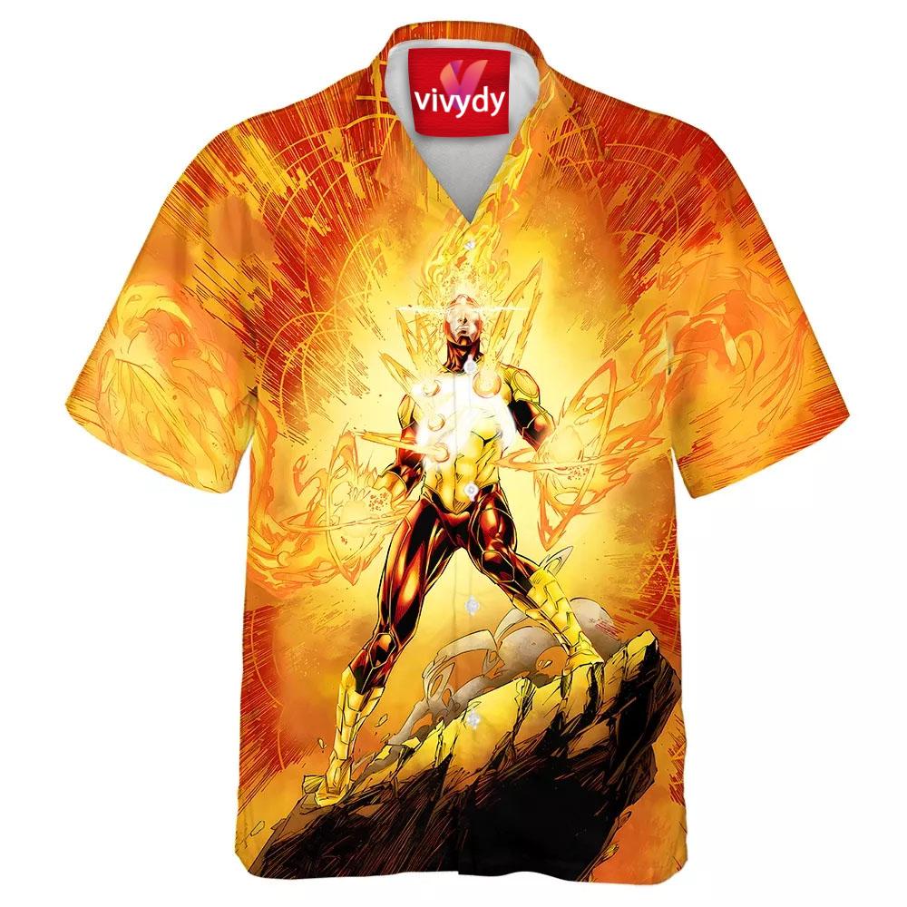 Firestorm Comic Hawaiian Shirt