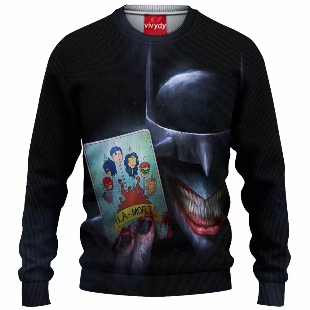 Batman Who Laughs Knitted Sweater