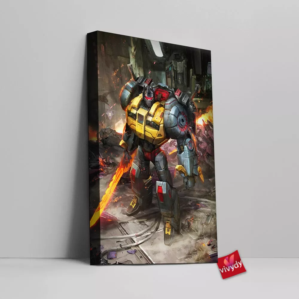 Grimlock Canvas Wall Art