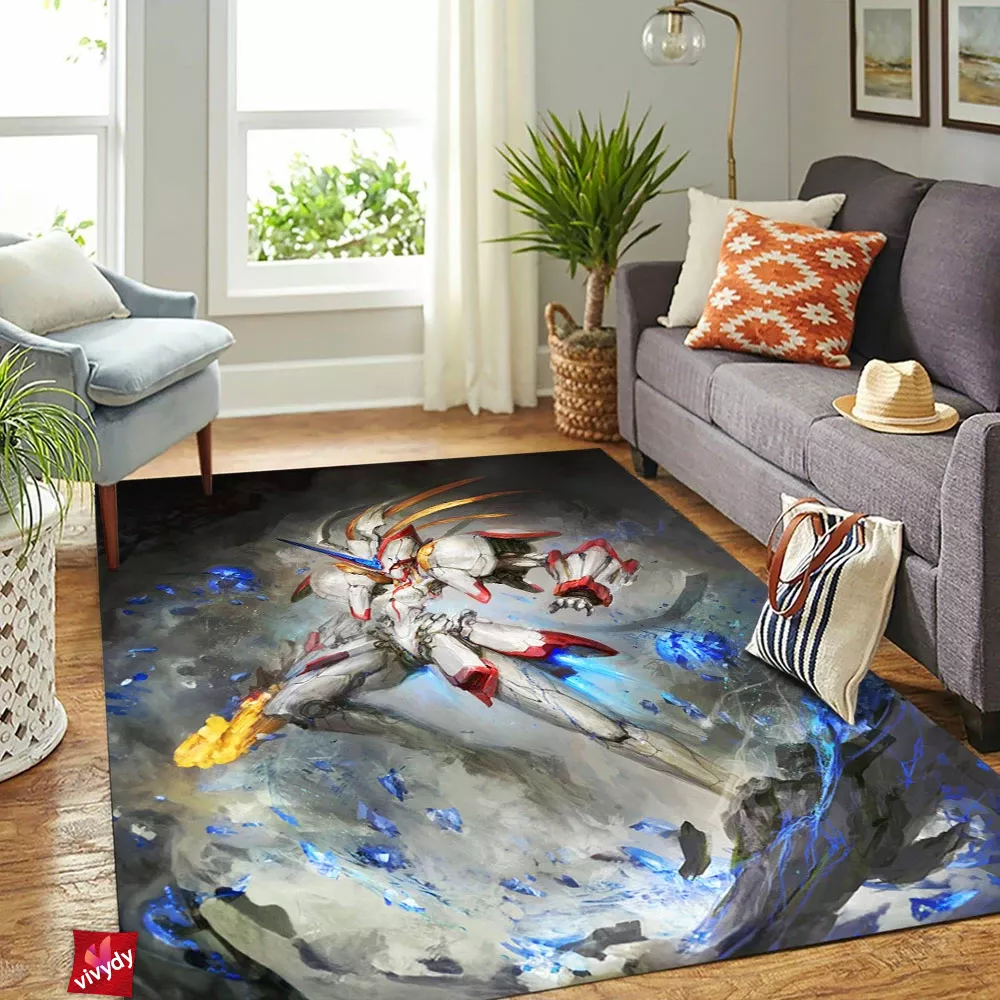 Strelitzia Gundam Rectangle Rug