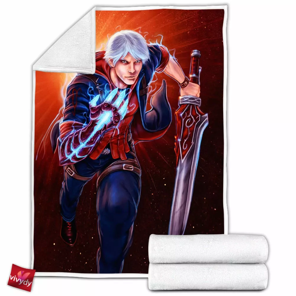 Nero Devil May Cry 4 Fleece Blanket