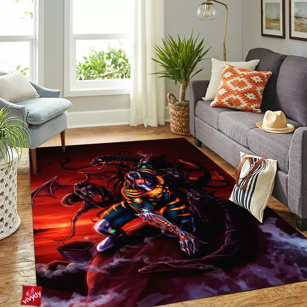 The Darkness Comic Rectangle Rug