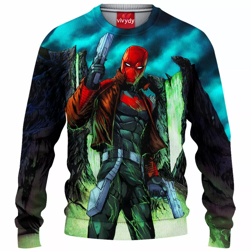 Red Hood Knitted Sweater