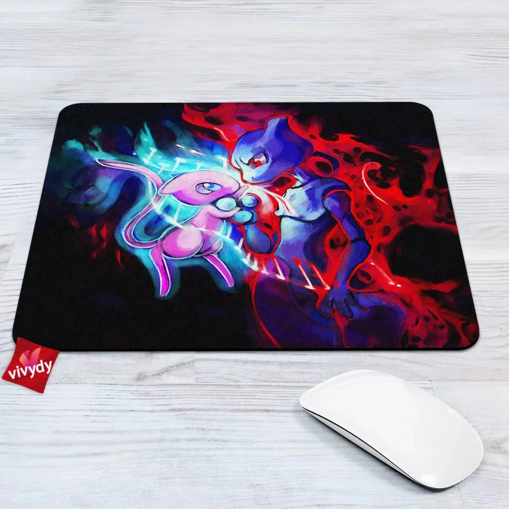 Doodle Mew And Mew Two Mouse Pad