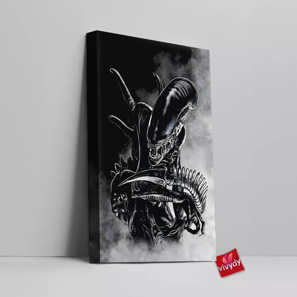 Xenomorph Canvas Wall Art