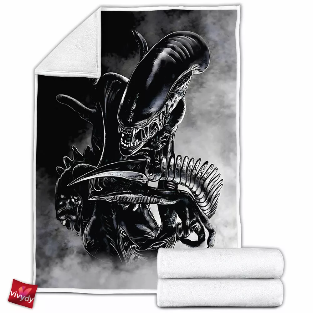 Xenomorph Fleece Blanket