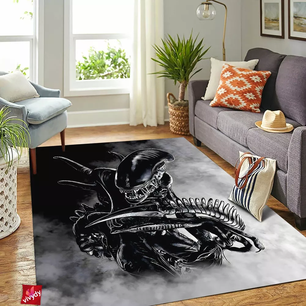 Xenomorph Rectangle Rug