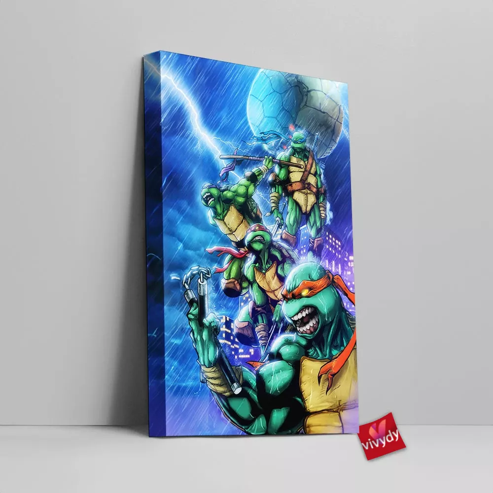 Tnmt Turtle Power Canvas Wall Art