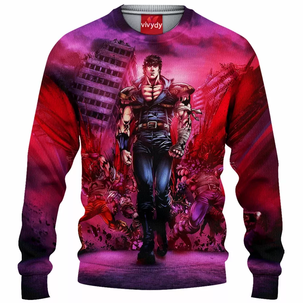 Fist Of The North Star Knitted Sweater