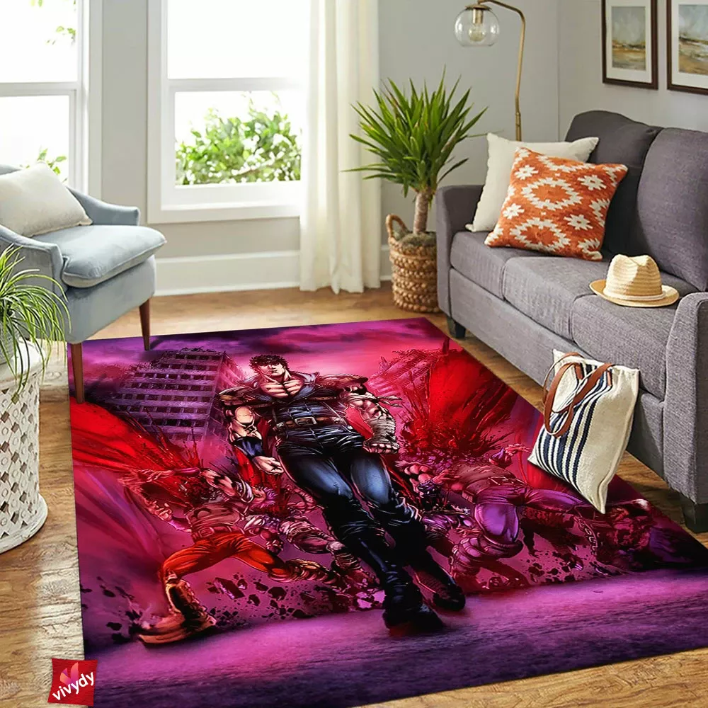 Fist Of The North Star Rectangle Rug