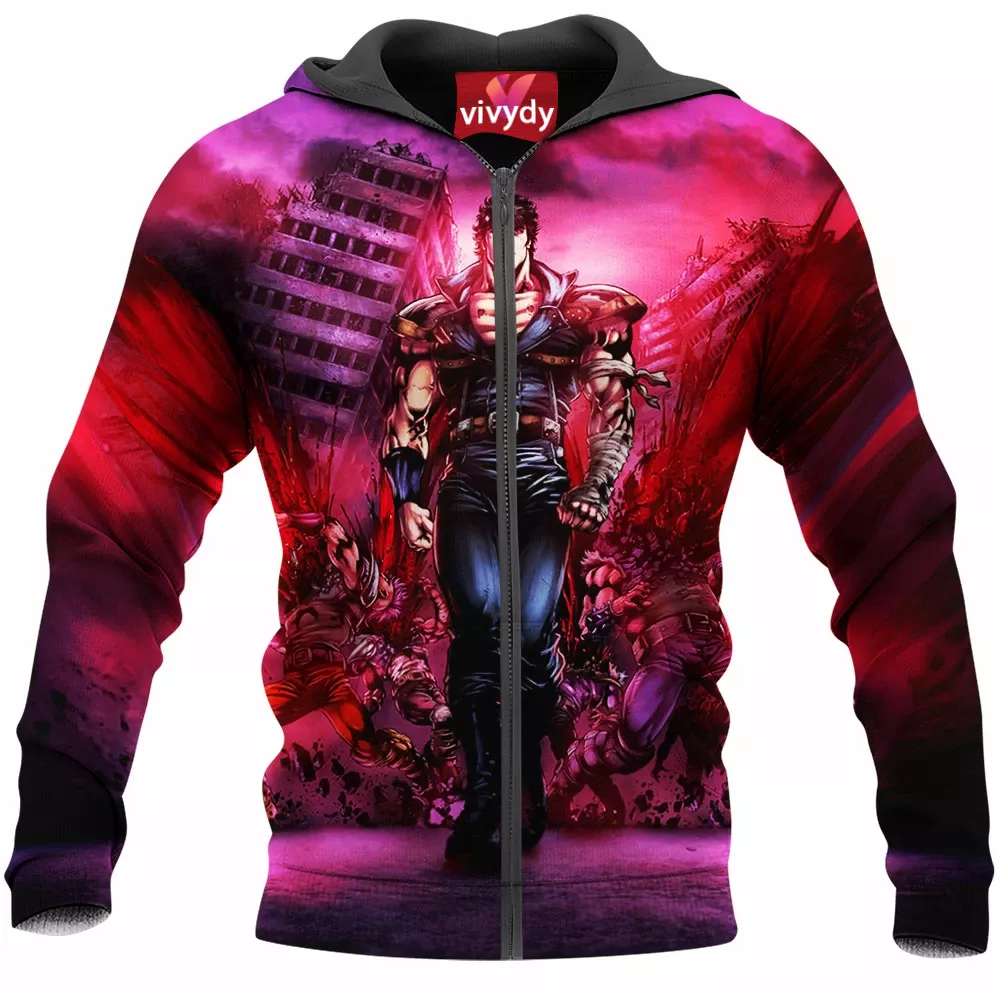 Fist Of The North Star Zip Hoodie