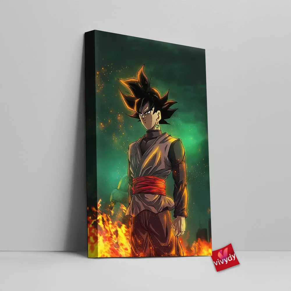 Black Goku Canvas Wall Art