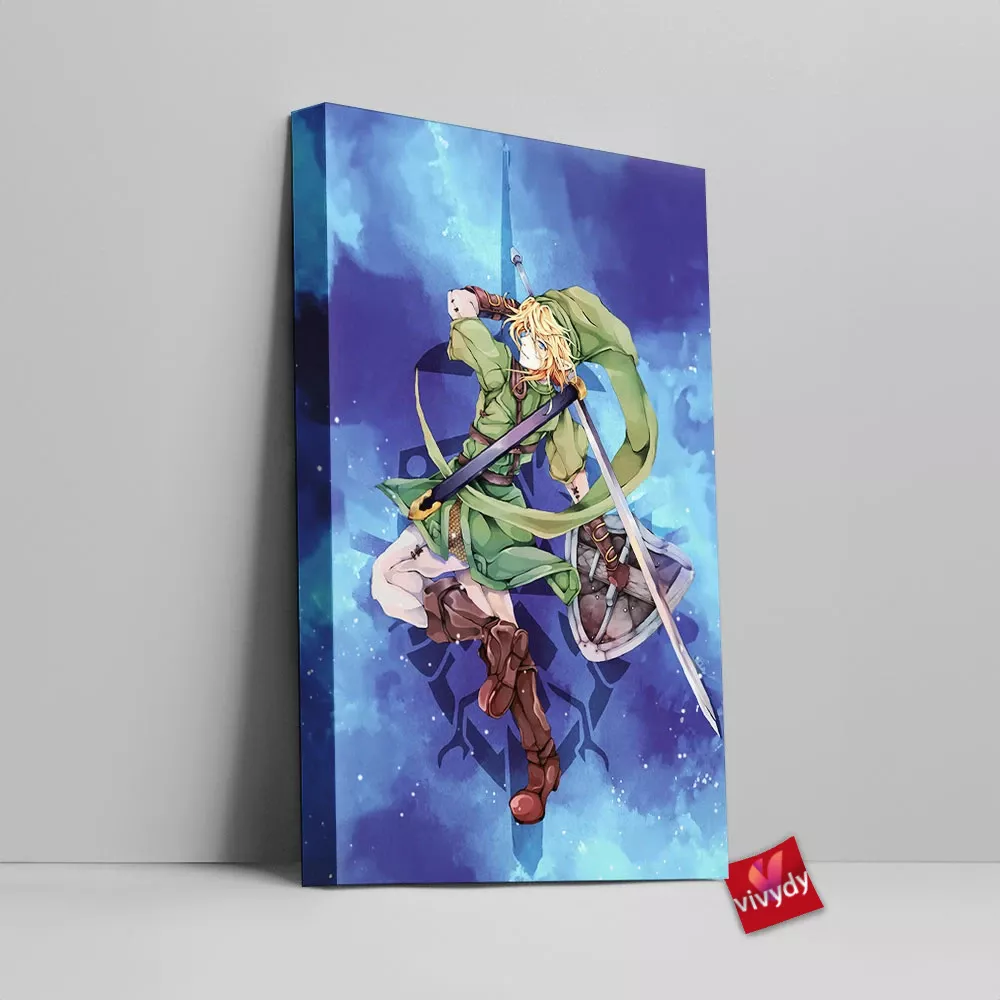 Legend Of Zelda Hero Of Time Canvas Wall Art