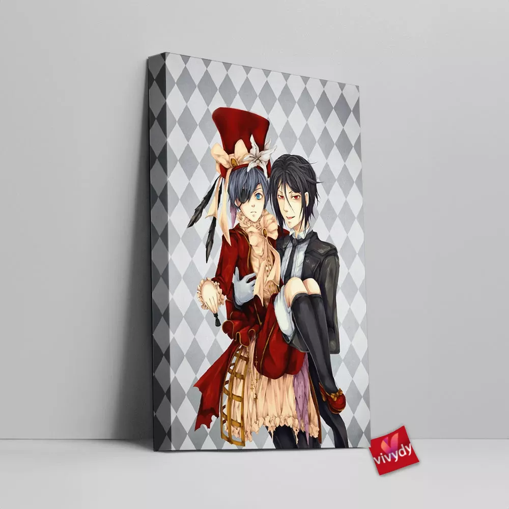 Black Butler Canvas Wall Art