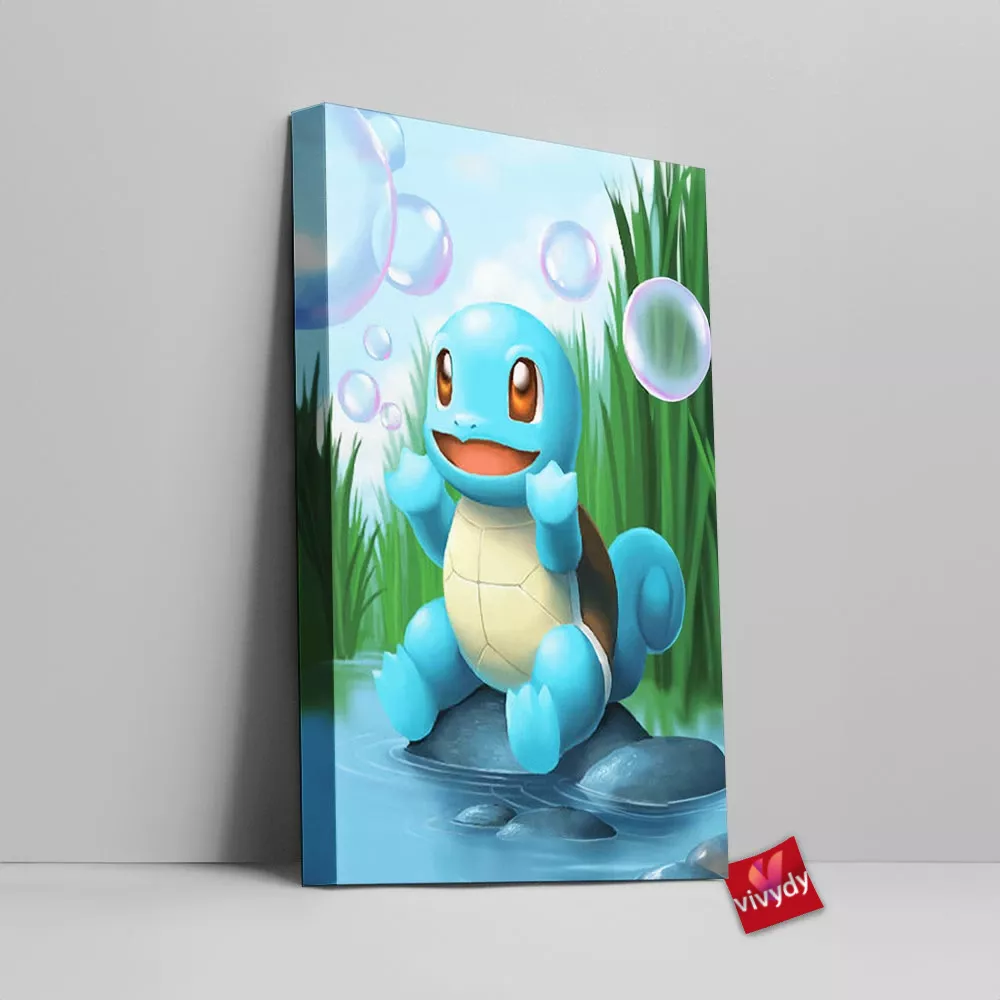 Squirtle Canvas Wall Art