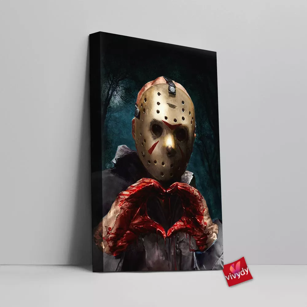 Jason Voorhees Canvas Wall Art