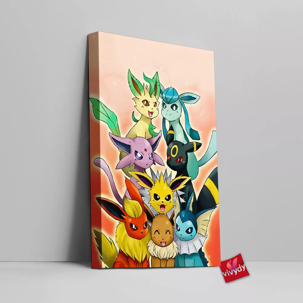 Eeveelutions Canvas Wall Art