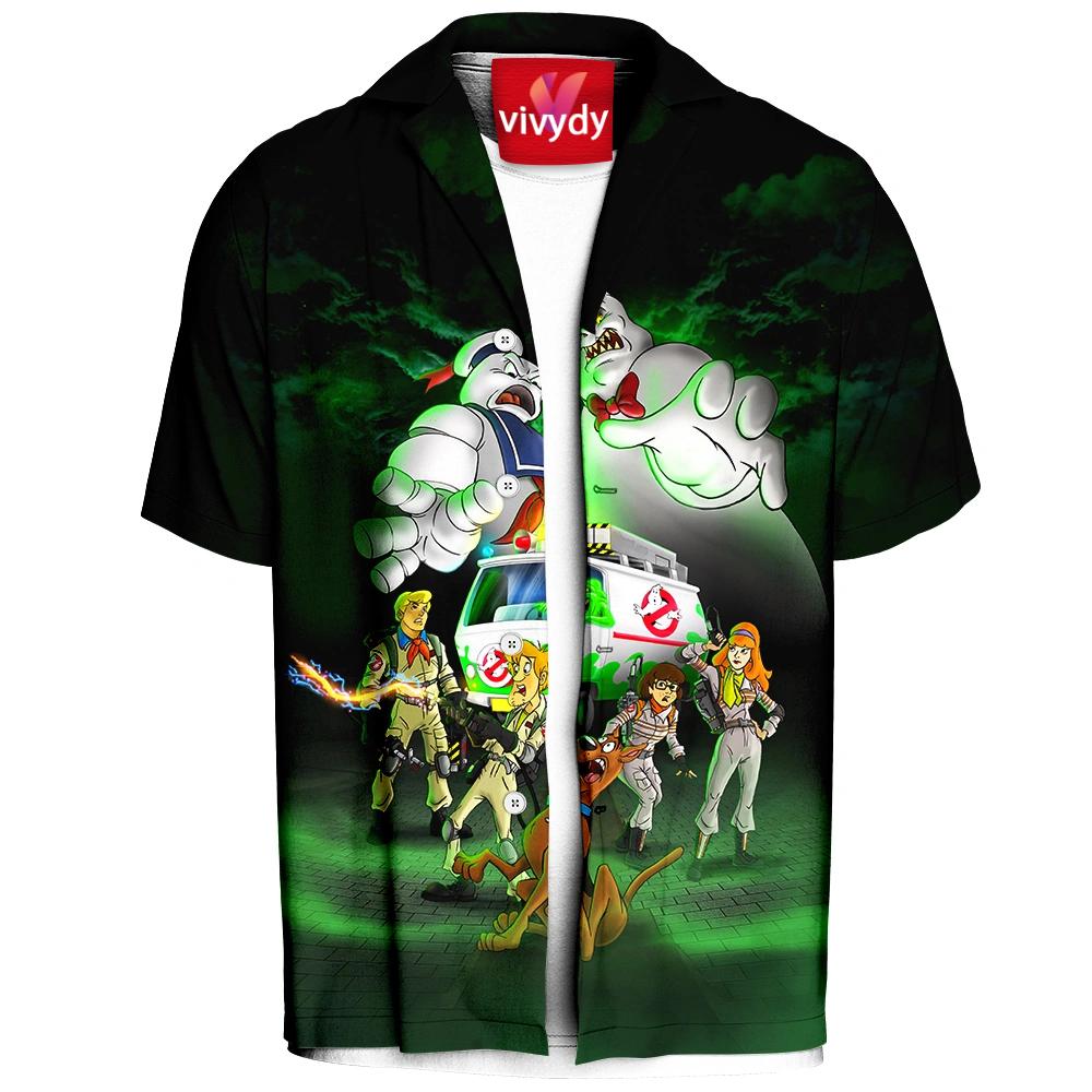 Scooby Doo And Ghostbusters Hawaiian Shirt