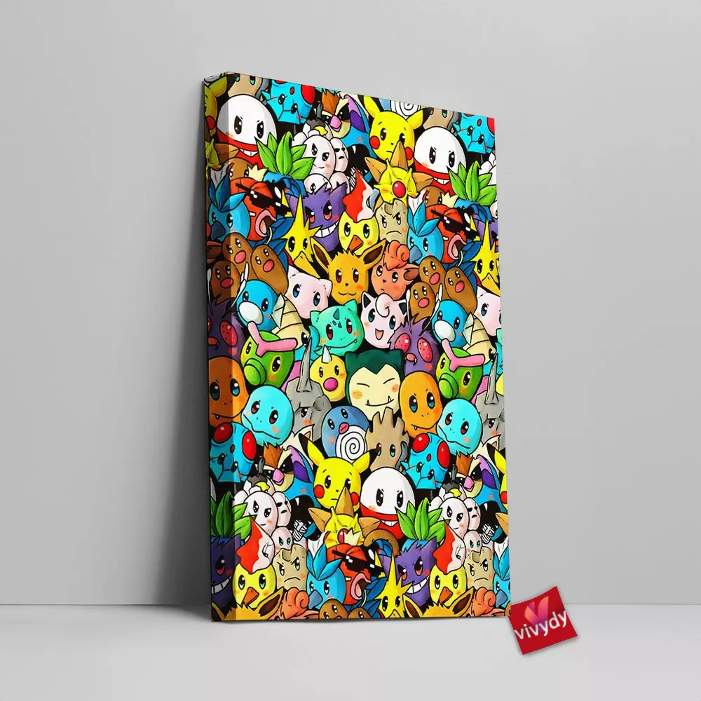 Pokemon Canvas Wall Art