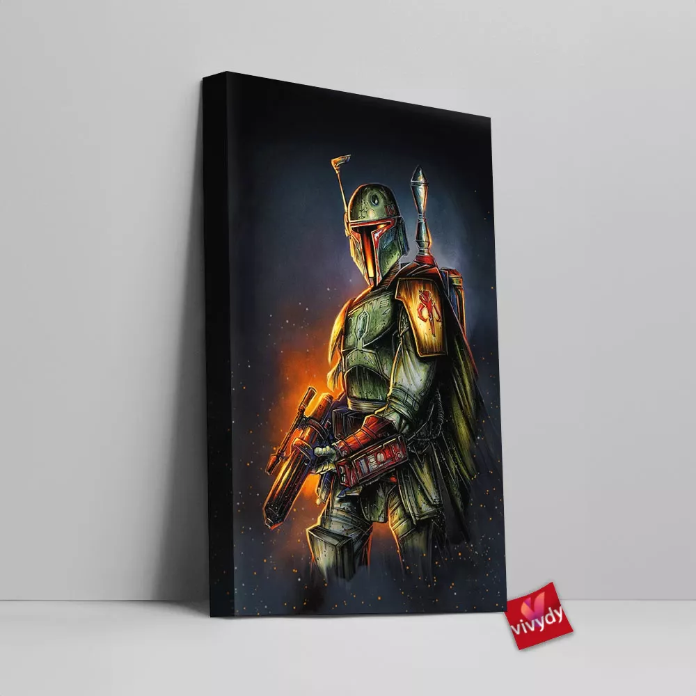 Boba Fett Canvas Wall Art