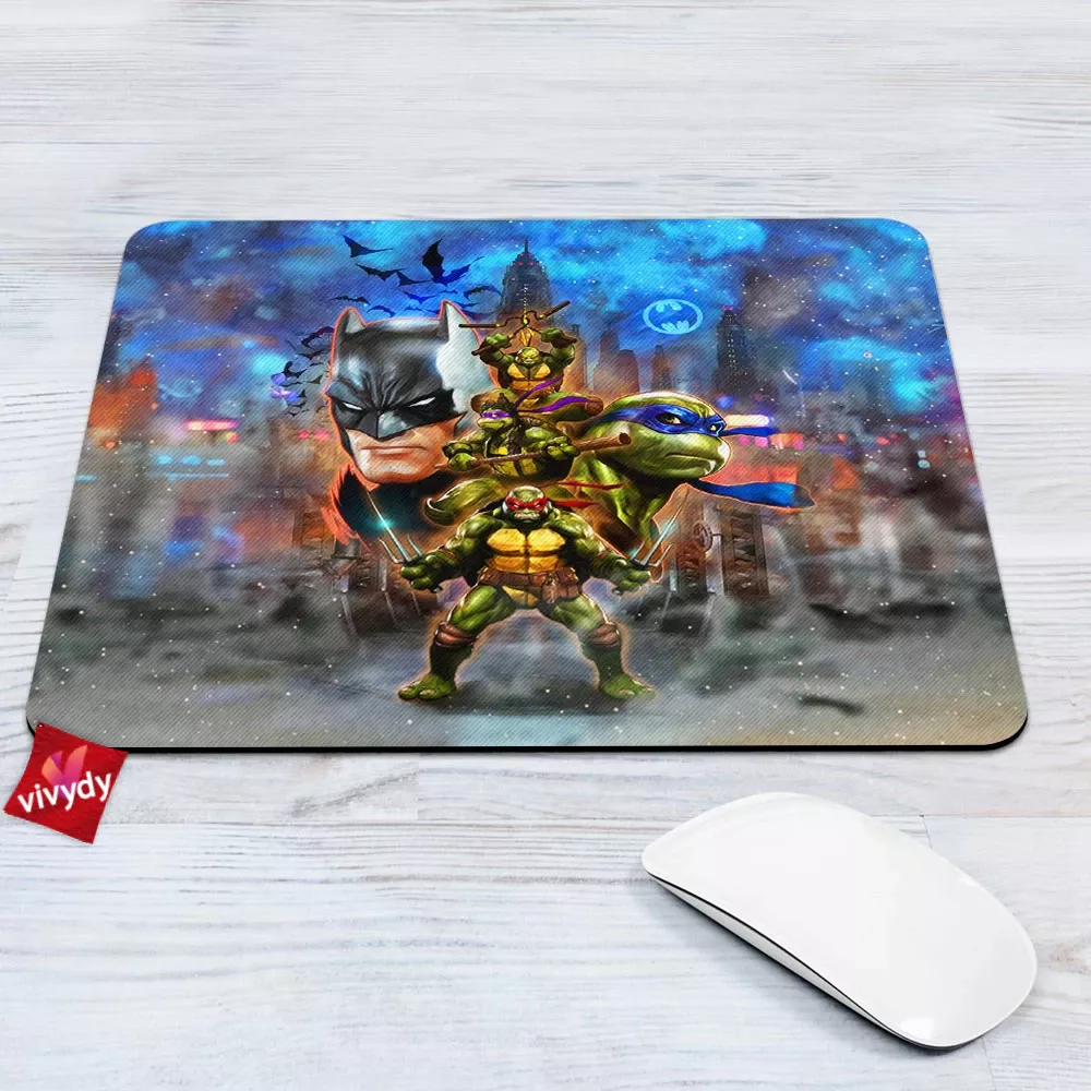 Batman Tmnt Mouse Pad