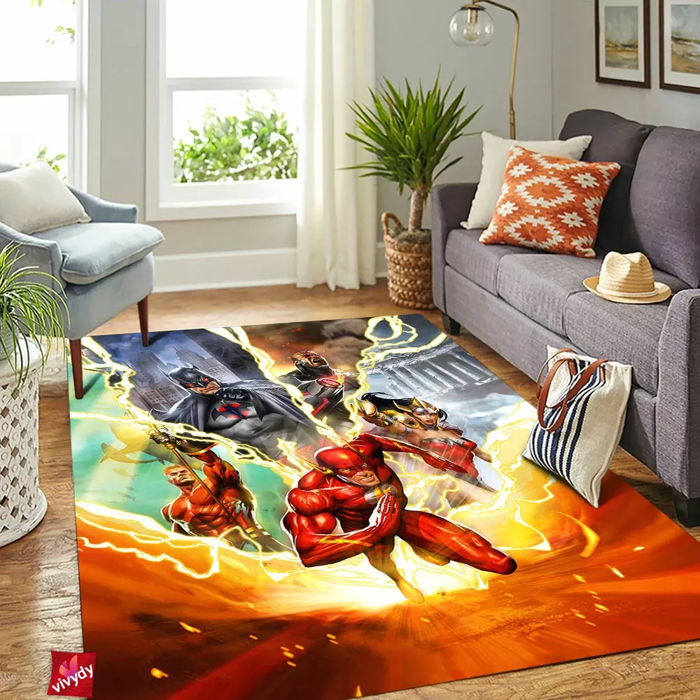 Justice League Rectangle Rug