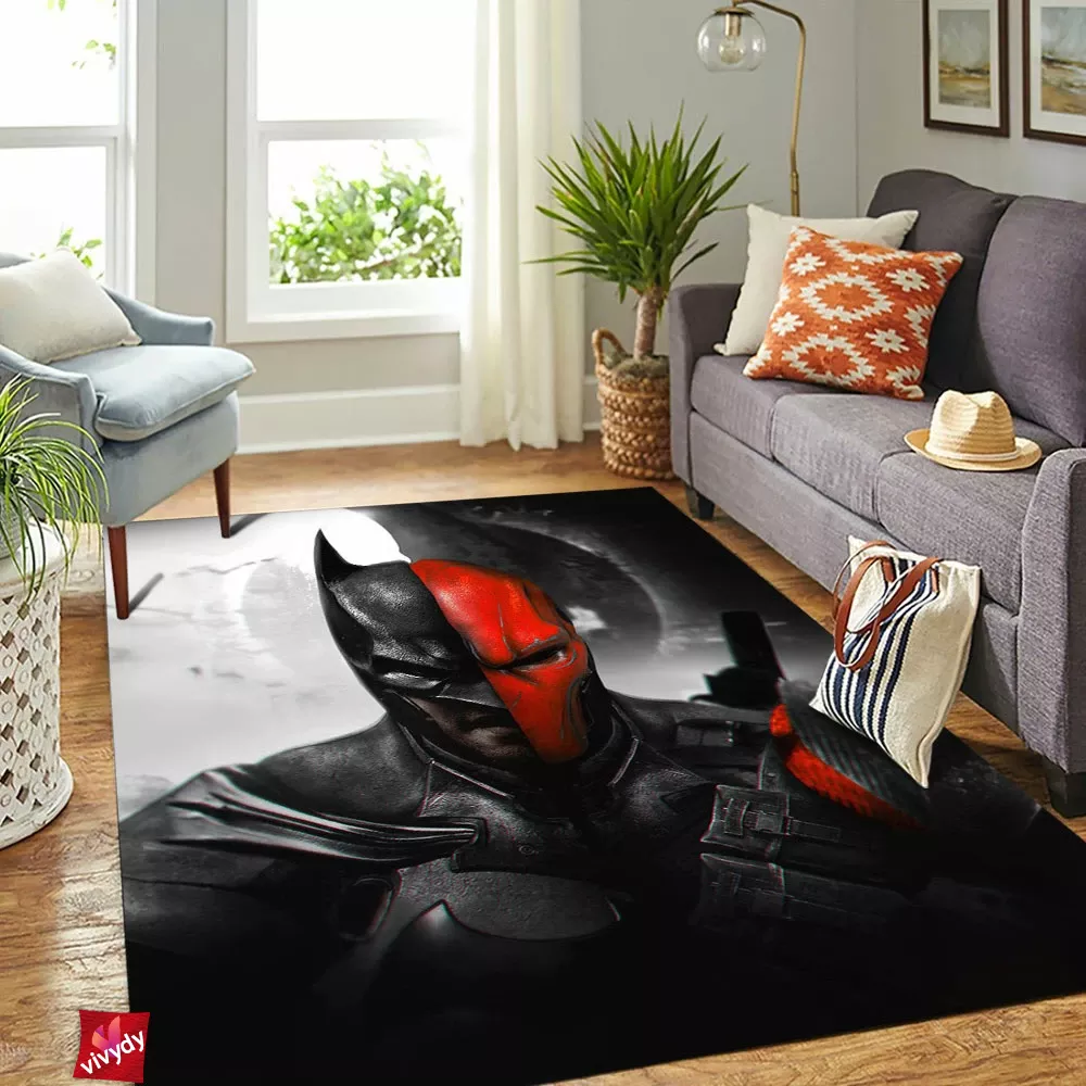 Batman Vs Deathstroke Rectangle Rug