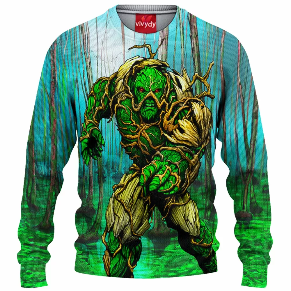 Swamp Thing Knitted Sweater