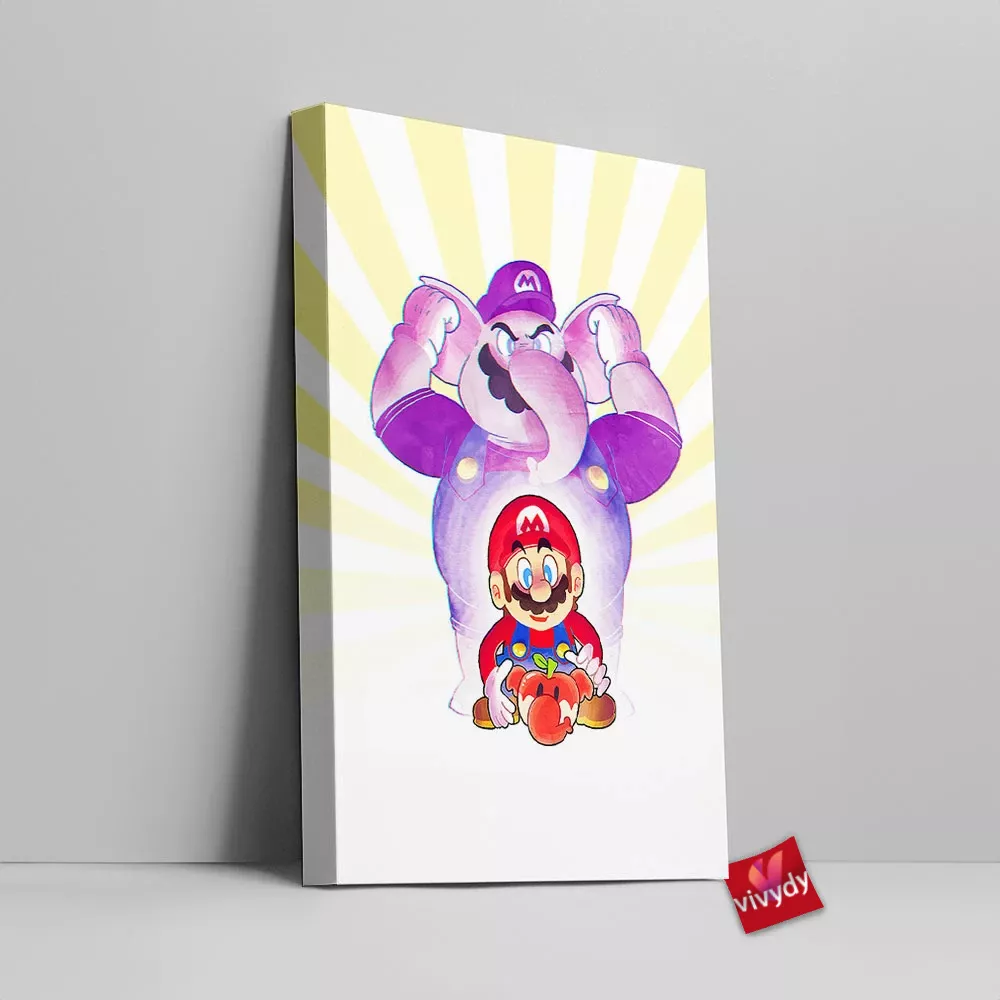 Mario Canvas Wall Art