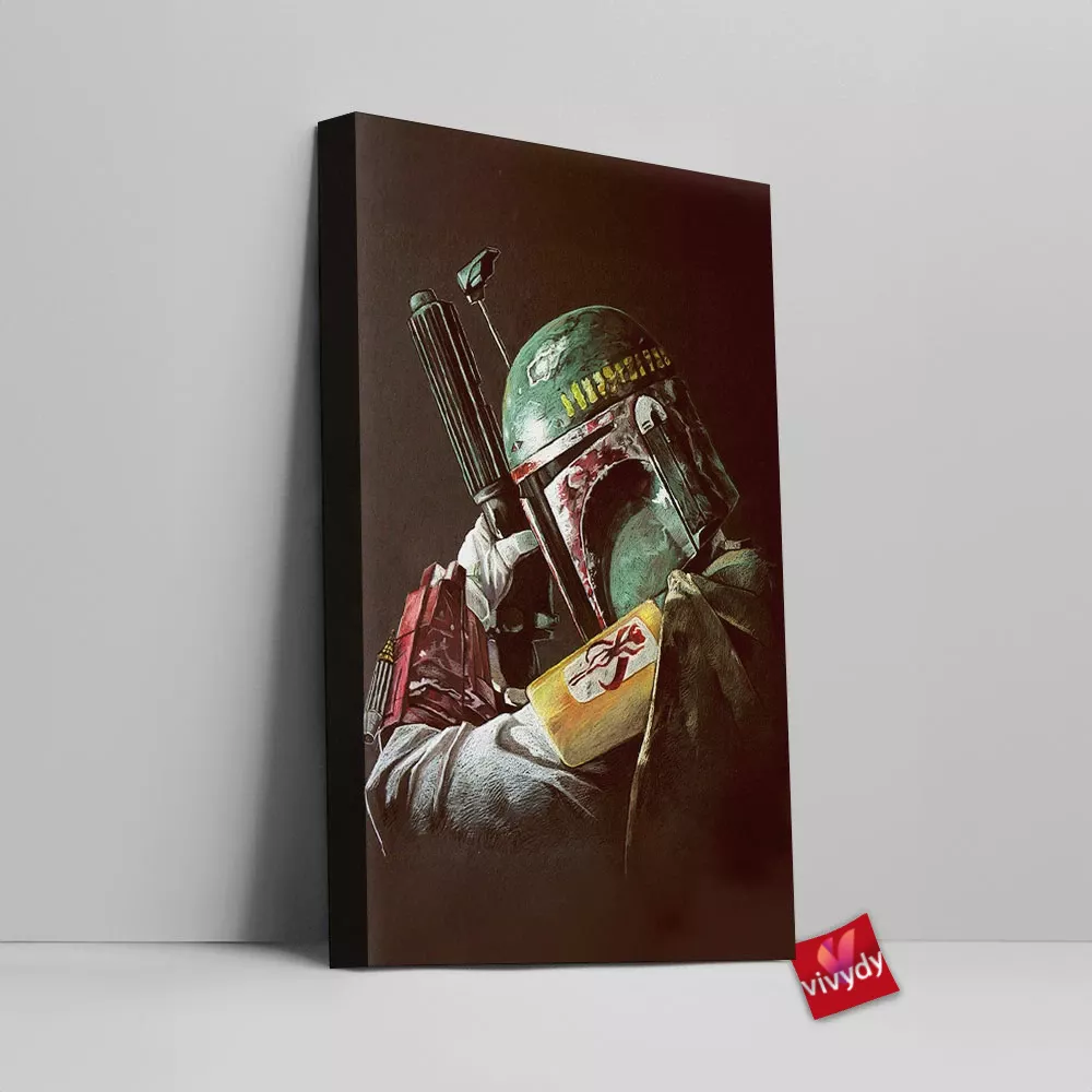 Boba Fett Canvas Wall Art