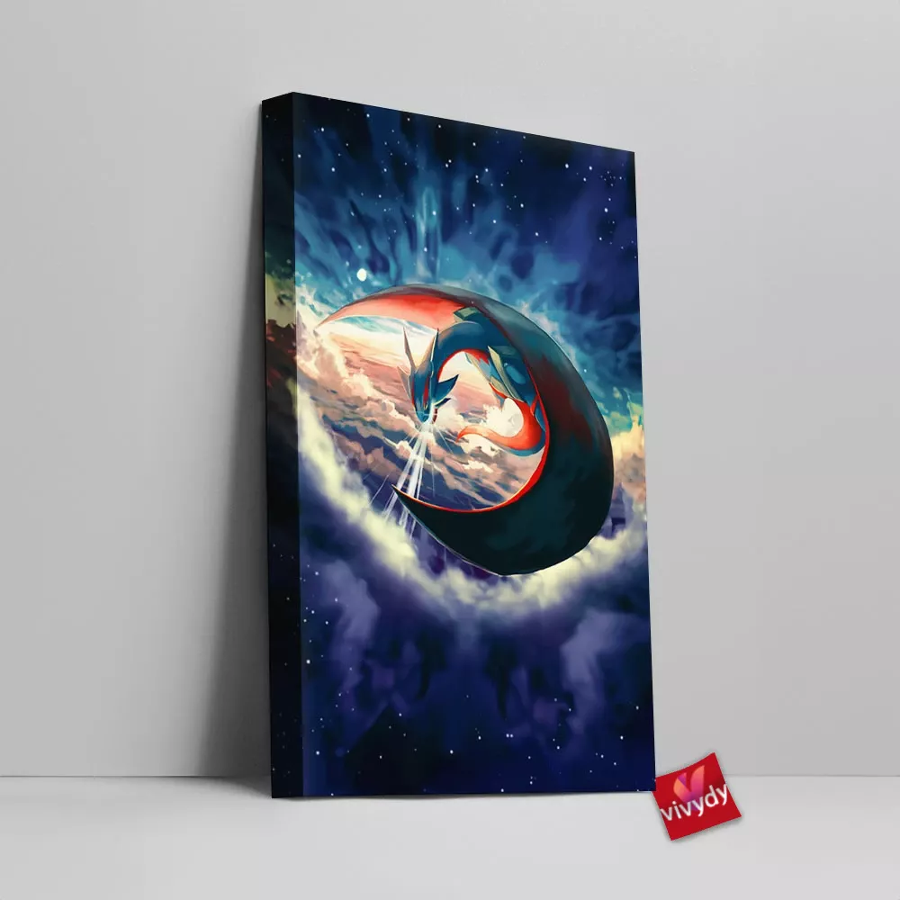 Mega Salamence Canvas Wall Art