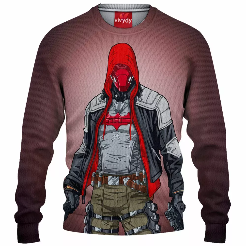 Red Hood Knitted Sweater