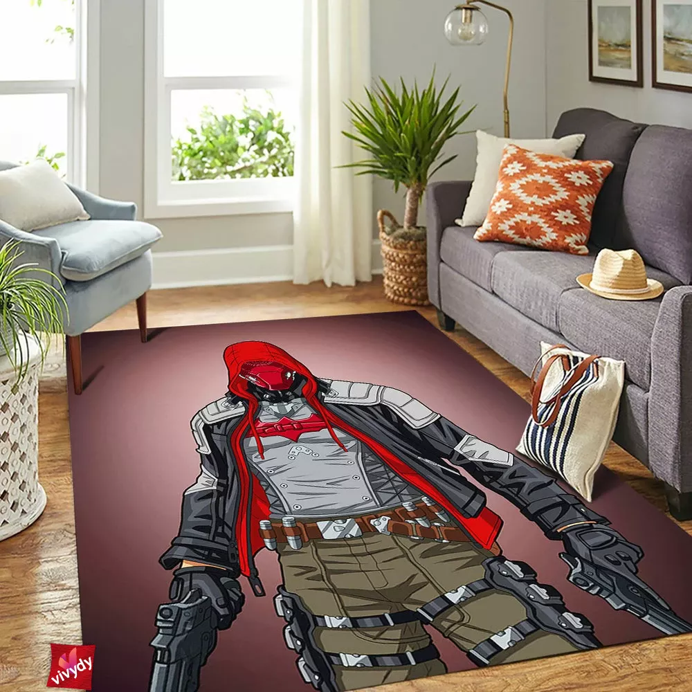 Red Hood Rectangle Rug