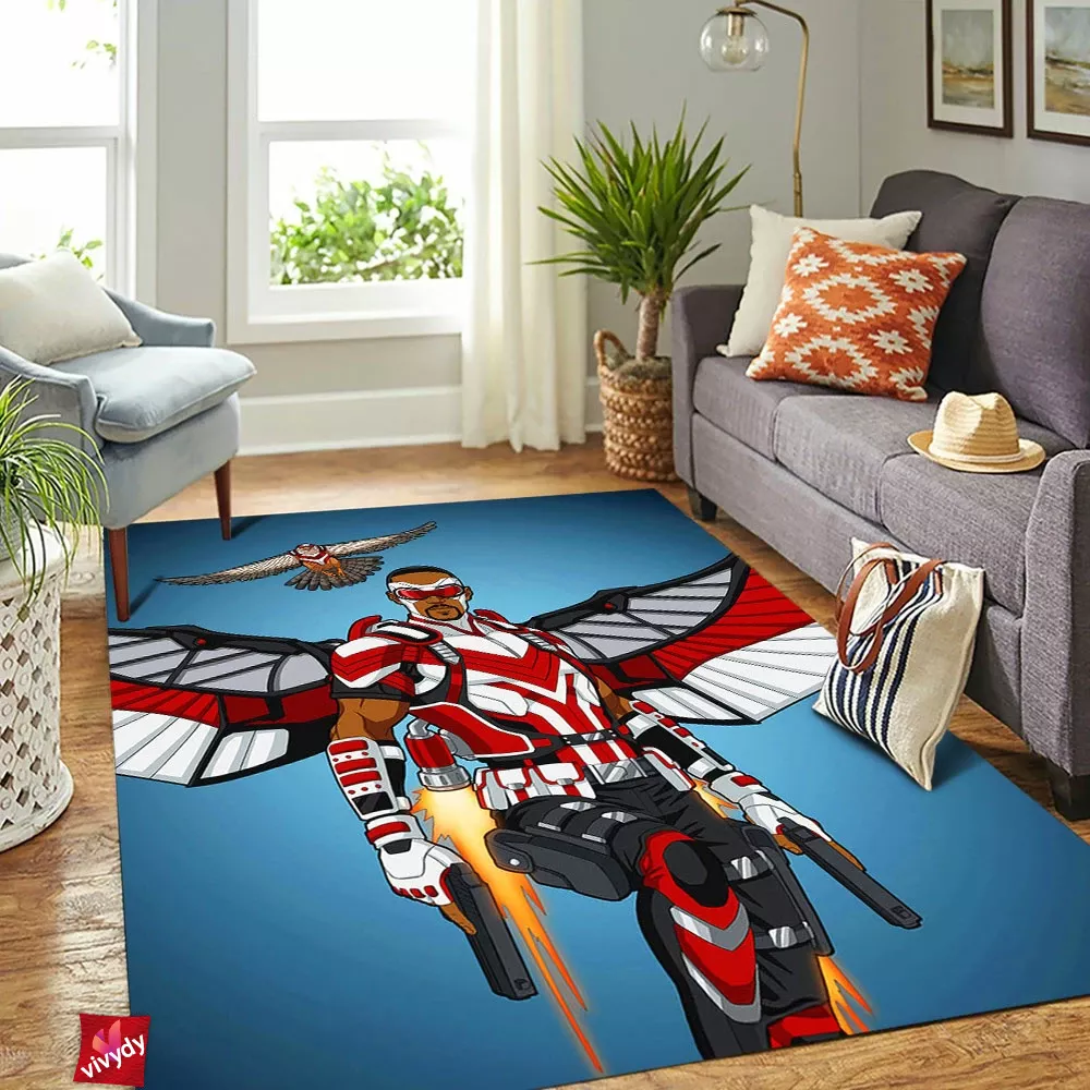 Falcon Comic Rectangle Rug