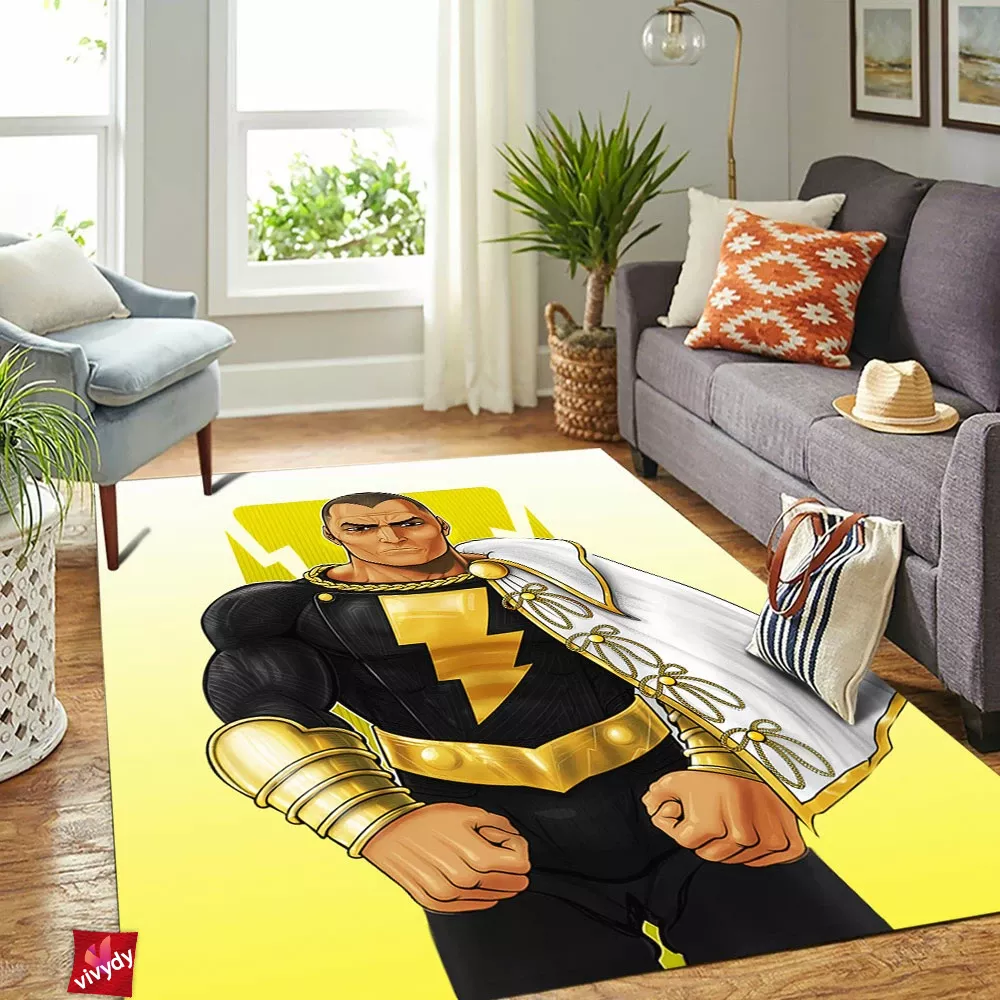 Black Adam Rectangle Rug