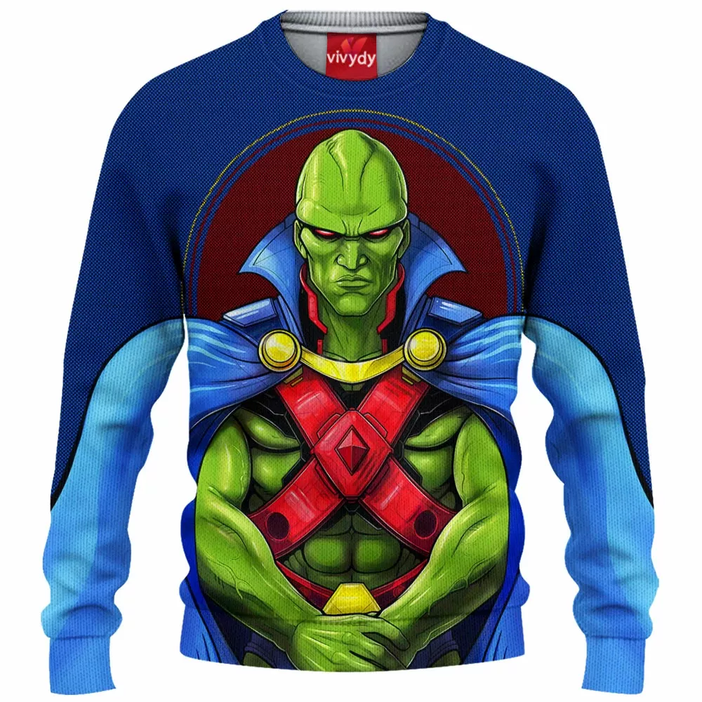 Martian Manhunter Knitted Sweater