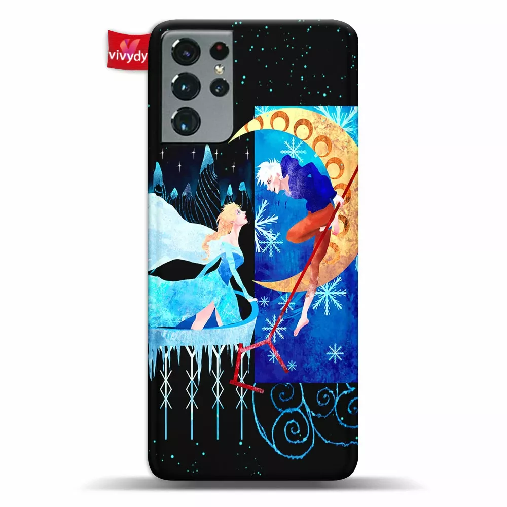 Elsa And Jack Frost Phone Case Samsung