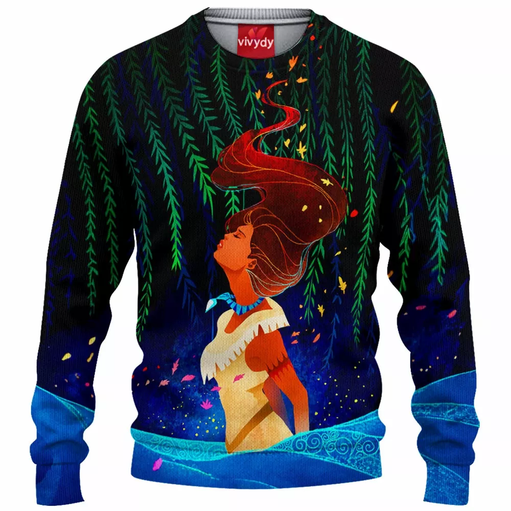 Pocahontas Animated Knitted Sweater