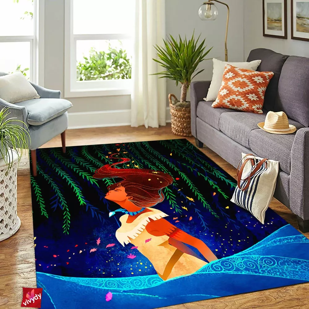 Pocahontas Animated Rectangle Rug