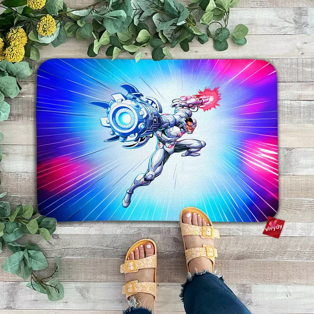 Cyborg Comic Doormat