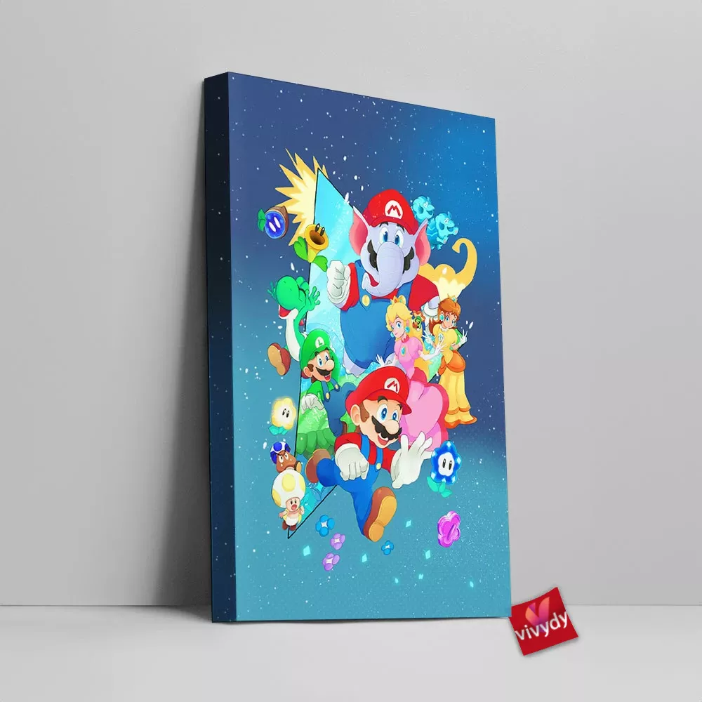 Super Mario Canvas Wall Art