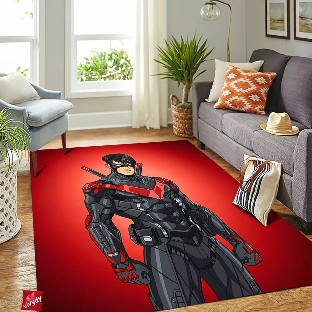 Nightwing Rectangle Rug